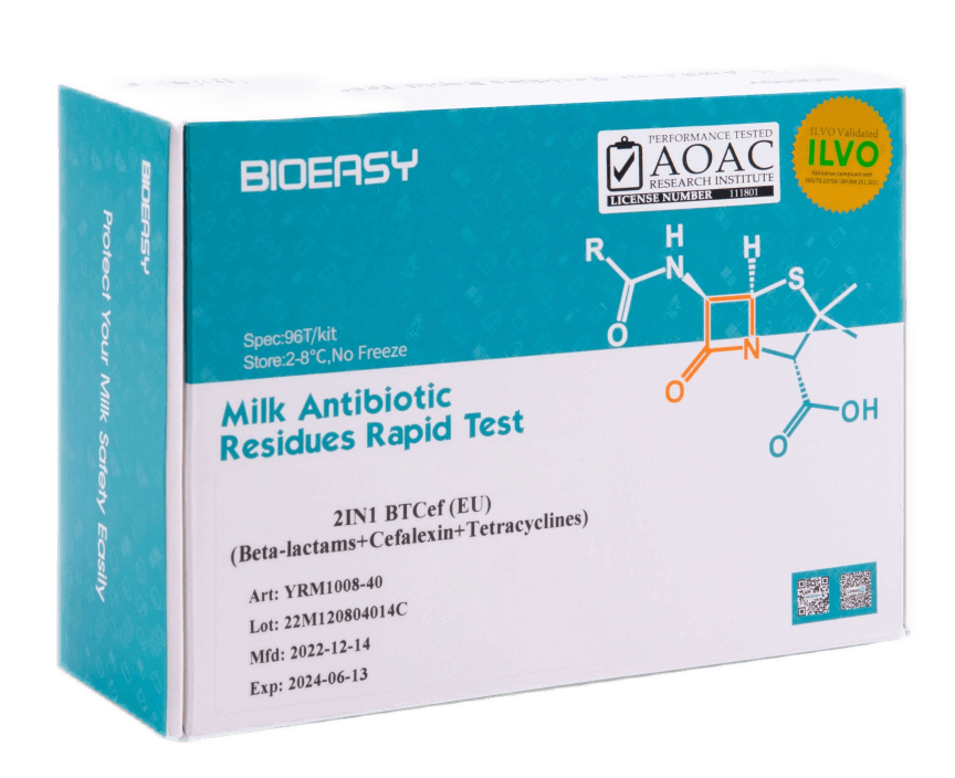 Beta-lactams+Cefalexin+Tetracyclines Rapid Test for Milk