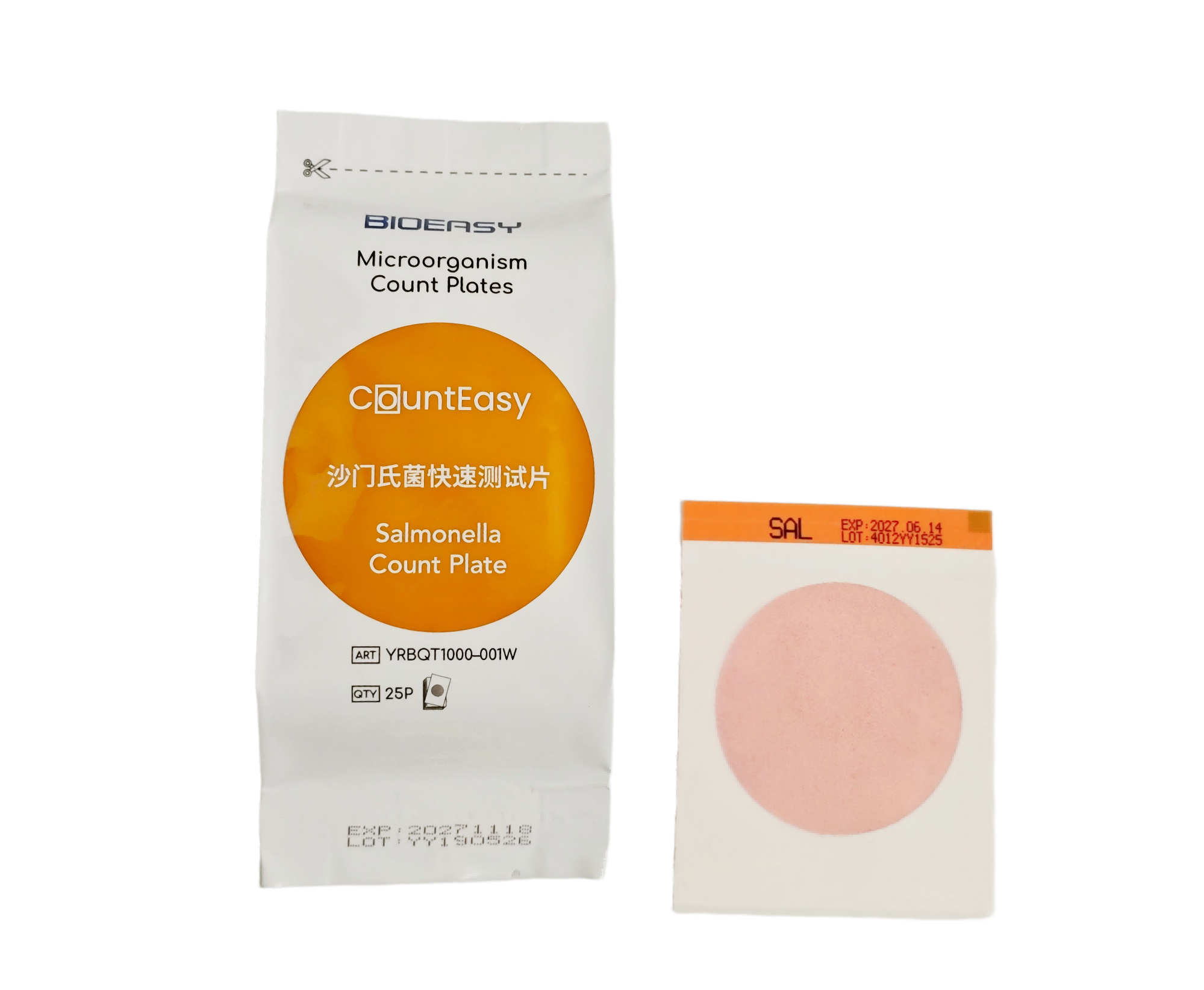 CountEasy Rapid Salmonella (SAL) Count Plate