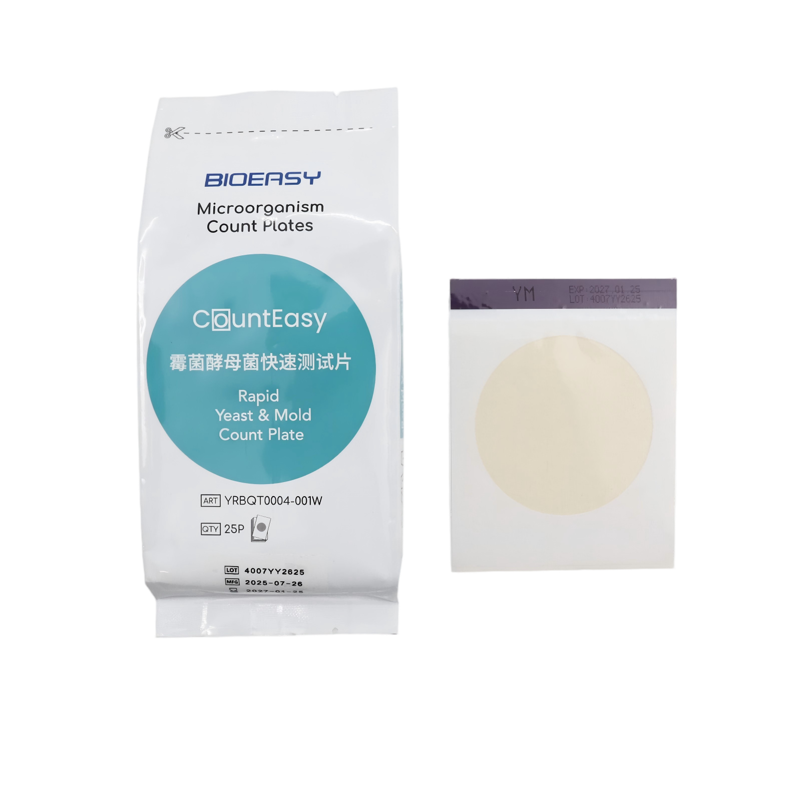 CountEasy Rapid Yeast & Mold (RYM) Count Plate