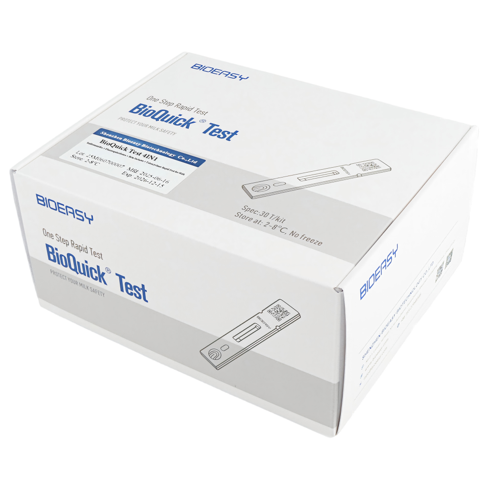 Beta-lactams + Tetracyclines + Ceftiofur + Cefalexin Rapid Test for Milk